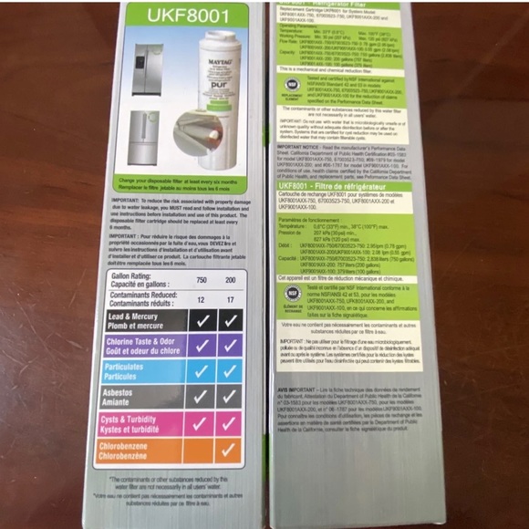 Refrigerator water filters 3 packs - Picture 3 of 5